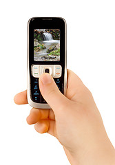 Image showing technology communication phone