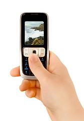 Image showing technology communication phone