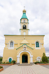 Image showing Duboviy ovrag, Russia - February 20, 2016: Exterior of the Holy Martyr Nikita Church. Volgograd region