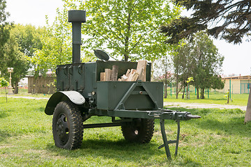 Image showing Vityazevo, russia - May 16, 2016: Army field kitchen KP-125