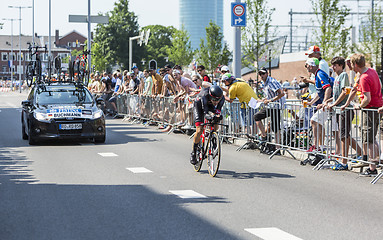 Image showing The Cyclist Emanuel Buchmann - Tour de France 2015
