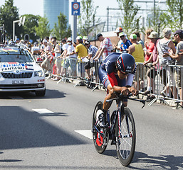 Image showing The Cyclist Jarlinson Pantano Gomez - Tour de France 2015