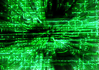 Image showing abstract matrix background