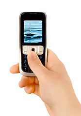 Image showing technology communication phone