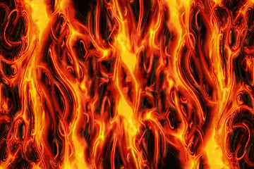 Image showing abstract fire texture