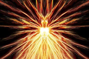 Image showing abstract fire explosion texture