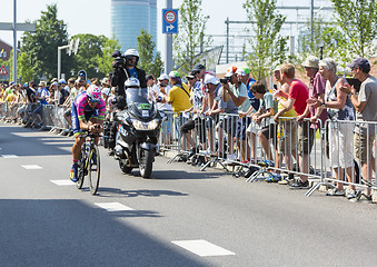 Image showing The Cyclist Filippo Pozzato - Tour de France 2015