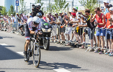 Image showing The Cyclist Bauke Mollema - Tour de France 2015
