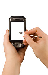 Image showing technology business communication device