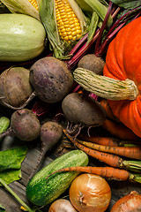 Image showing Organic food background