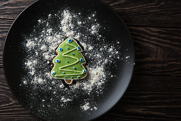 Image showing New year homemade gingerbread