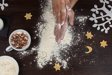 Image showing ready for dough