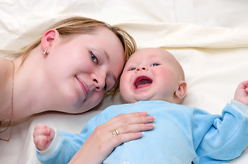 Image showing Maternal happiness