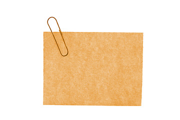 Image showing isolated blank postit paper on withe background