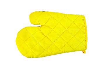 Image showing Kitchen yellow potholder