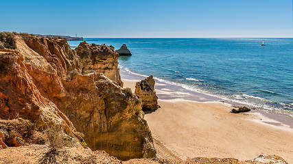 Image showing Praia da Rocha in Portimao, Algarve