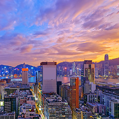 Image showing Hong Kong skyline