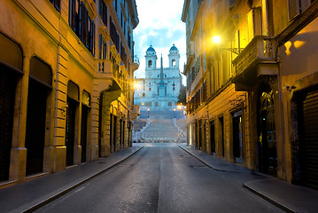 Image showing Famous Spanish Stairs