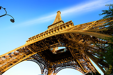 Image showing Eiffel Tower and sky