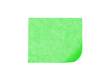 Image showing isolated blank postit paper on withe background