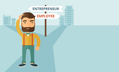 Image showing Employee to entrepreneur