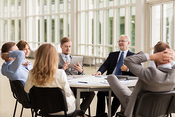 Image showing business people meeting at office