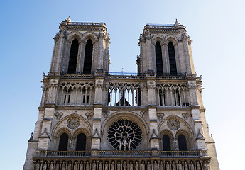 Image showing Notre Dame Cathedral in Paris