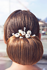Image showing The most beautiful bride hairstyle!