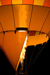 Image showing Air balloon at night