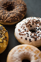 Image showing Set of donuts