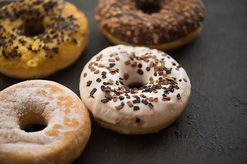 Image showing Set of donuts
