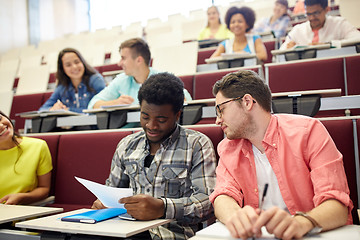 Image showing group of international students in lecture hall