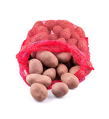 Image showing Sack of potatoes