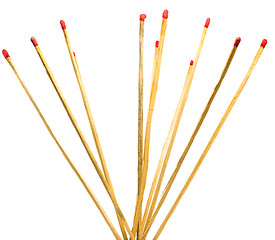 Image showing matches isolated on a white background