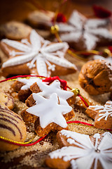 Image showing Homemade cookies for Christmas