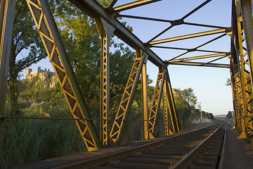 Image showing railroad bridge