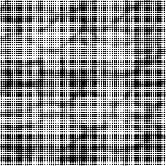 Image showing Halftone Pattern.  Dots on White Background.