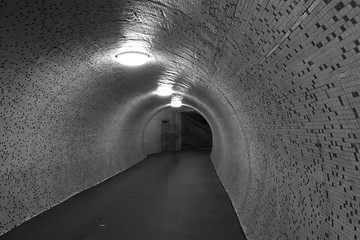 Image showing Dark tunnel