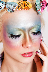 Image showing Creative make-up