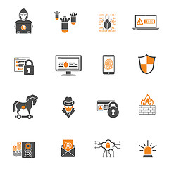 Image showing Internet Security Icon Set