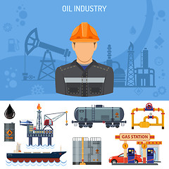 Image showing Oil industry Concept