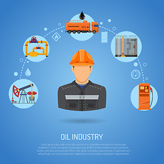 Image showing Oil industry Concept