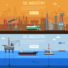 Image showing Oil industry Banners