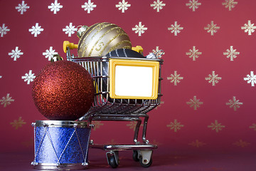 Image showing Shopping for christmas
