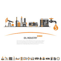 Image showing Oil industry Concept