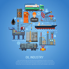 Image showing Oil industry Concept