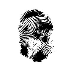 Image showing Fingerprint on a white background.