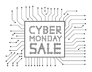 Image showing Cyber monday sale