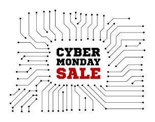 Image showing Cyber monday sale