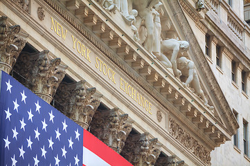 Image showing New York Stock Exchange building in New York